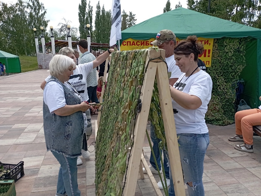 Read more about the article Площадка плетения маскировочных сетей для участников СВО